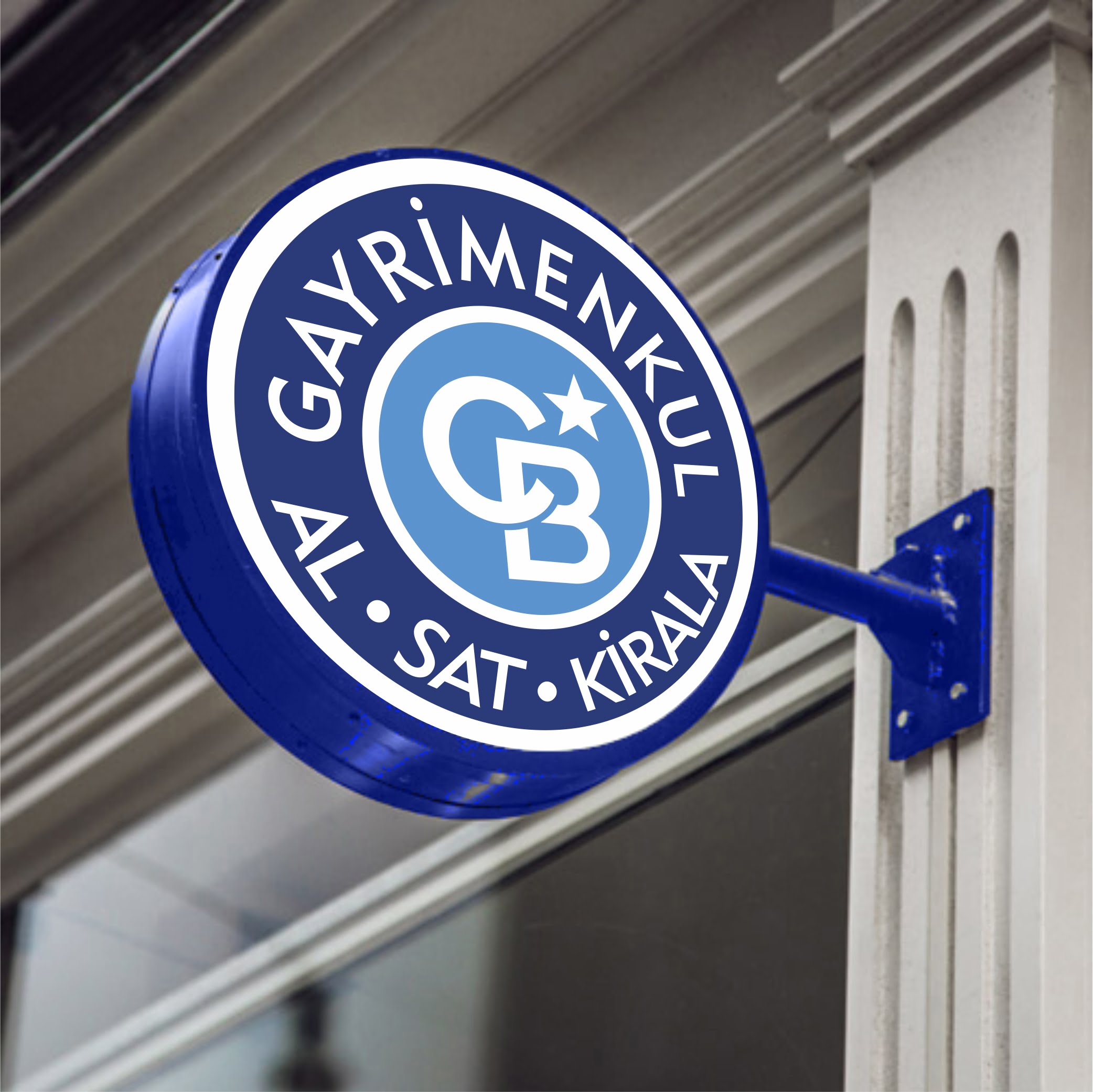 Sabit Yuvarlak Fener Tabela